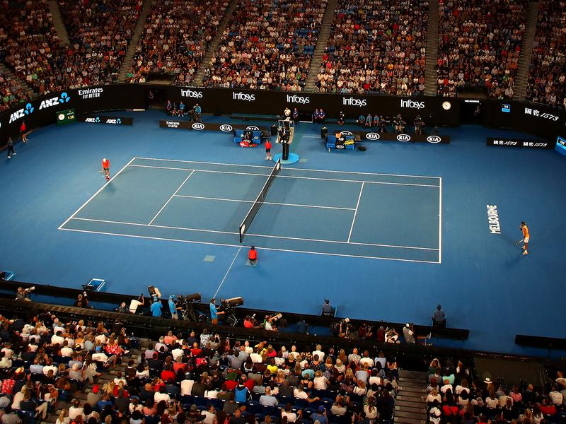 Kia: Australian Open homepage background
